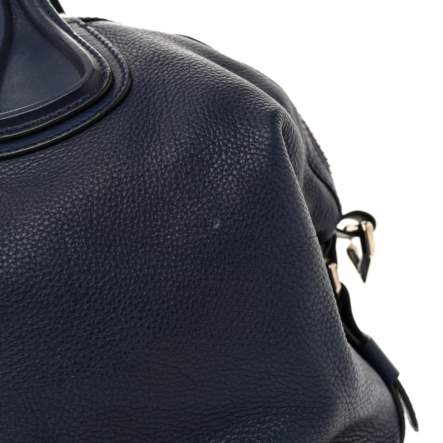 Waxy Grained Calfskin Medium Nightingale Deep Blue