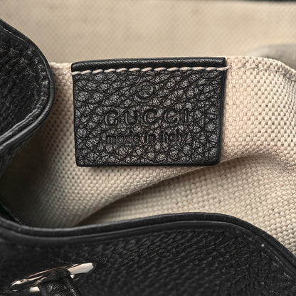 Gucci Calfskin Small Bamboo Backpack Black 6 of 9