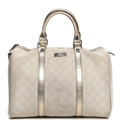 Gucci GG Plus Monogram Medium Joy Boston Metallic 1 of 16