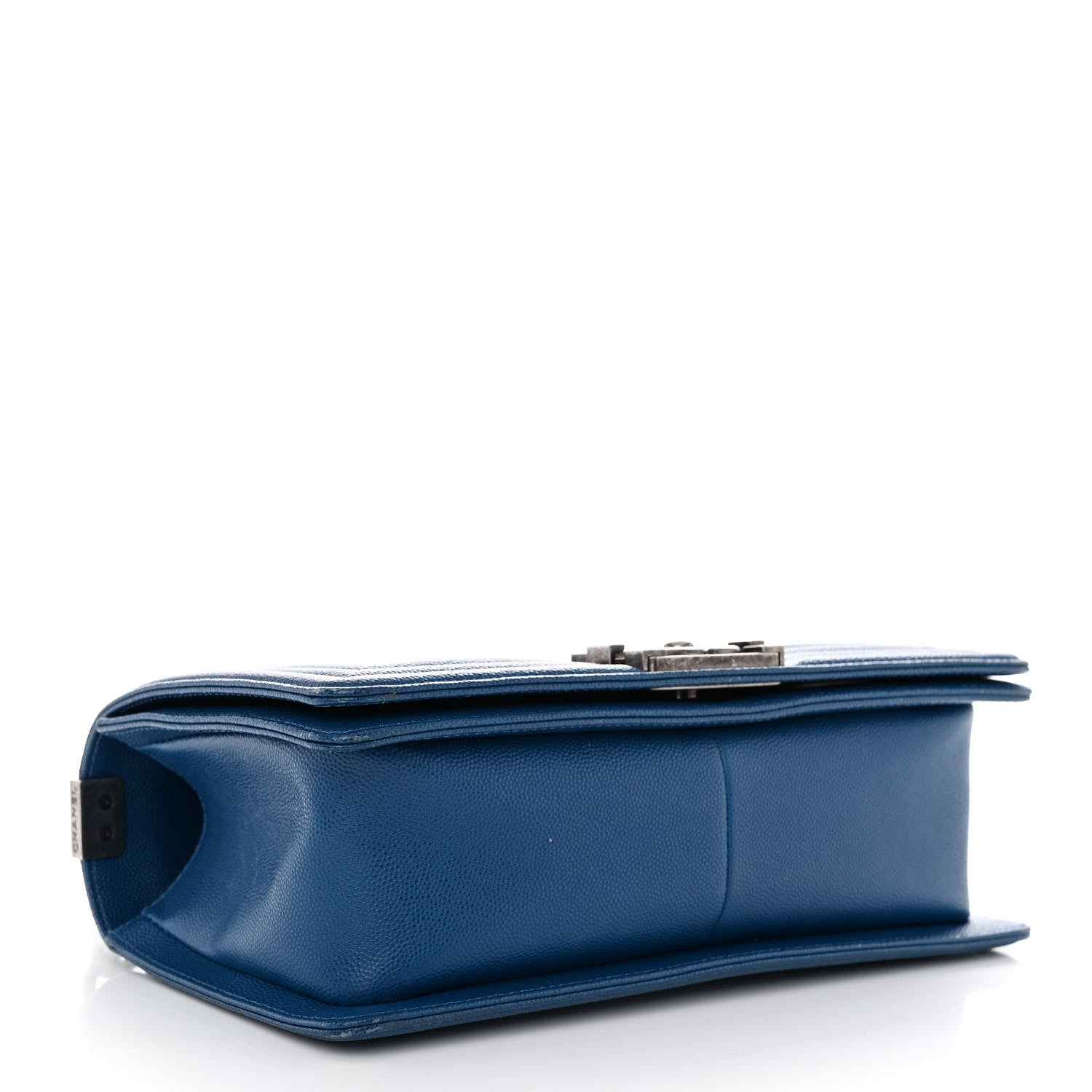 Chanel Caviar Quilted Medium Boy Flap Blue 4 of 12