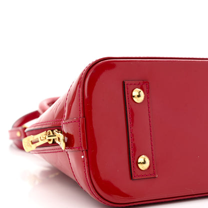 Louis Vuitton Vernis Alma BB Magenta 8 of 11