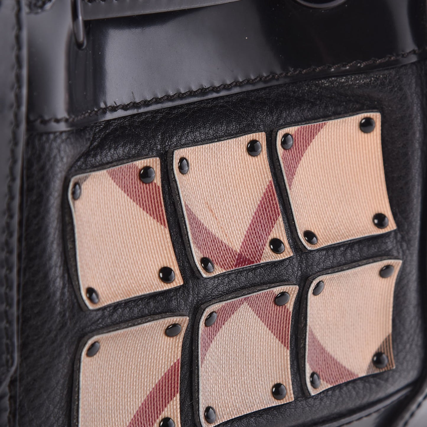Prorsum Nova Check Warrior Studded Armor Hobo Black
