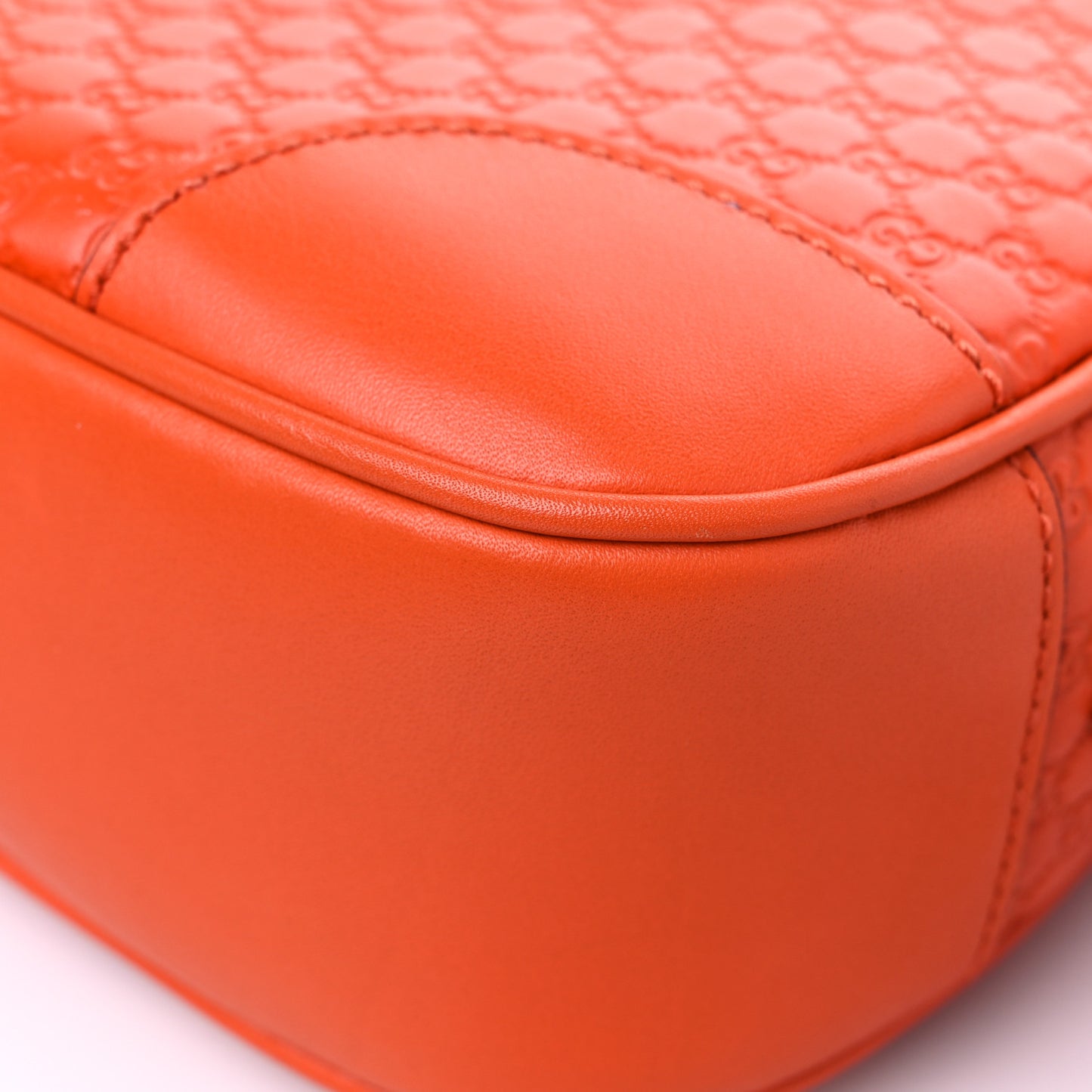 Soft Microguccissima Mini Bree Messenger Bag Sun Orange