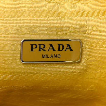 Prada Saffiano Tessuto Nylon Bucket Wristlet Girasole 6 of 10