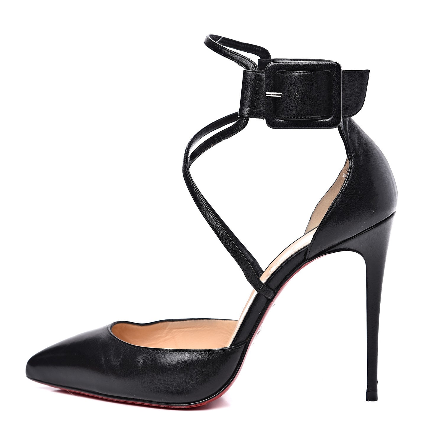 Shiny Nappa Suzanna 100 Pumps 37 Black