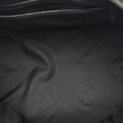 Louis Vuitton Calfskin Shadow Monogram Keepall Bandouliere 50 Black 4 of 8