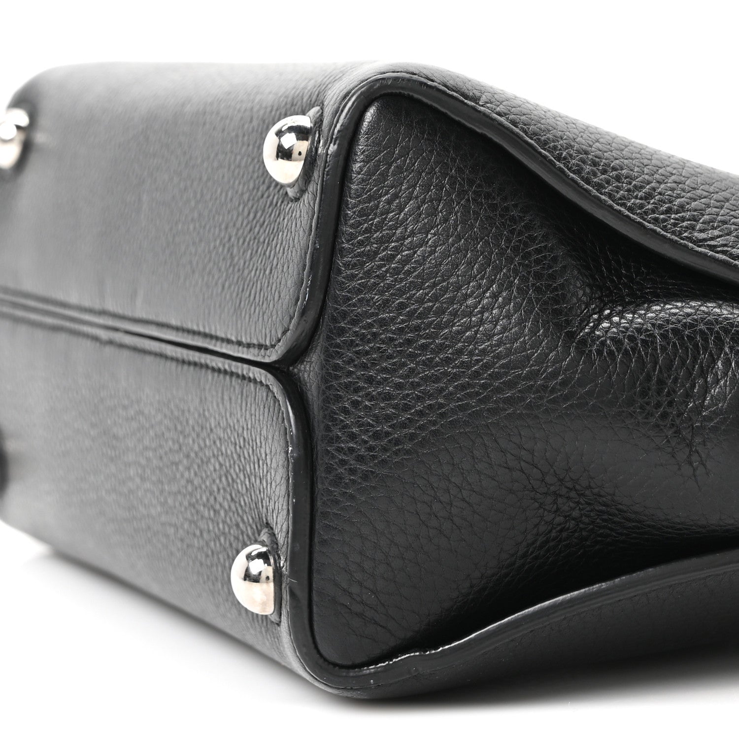 Christian Dior Grained Calfskin Small Open Bar Tote Black 10 of 10