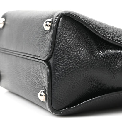 Christian Dior Grained Calfskin Small Open Bar Tote Black 10 of 10