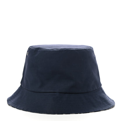 Christian Dior Oblique Reversible Teddy-D Brim Bucket Hat 56 Blue 6 of 10