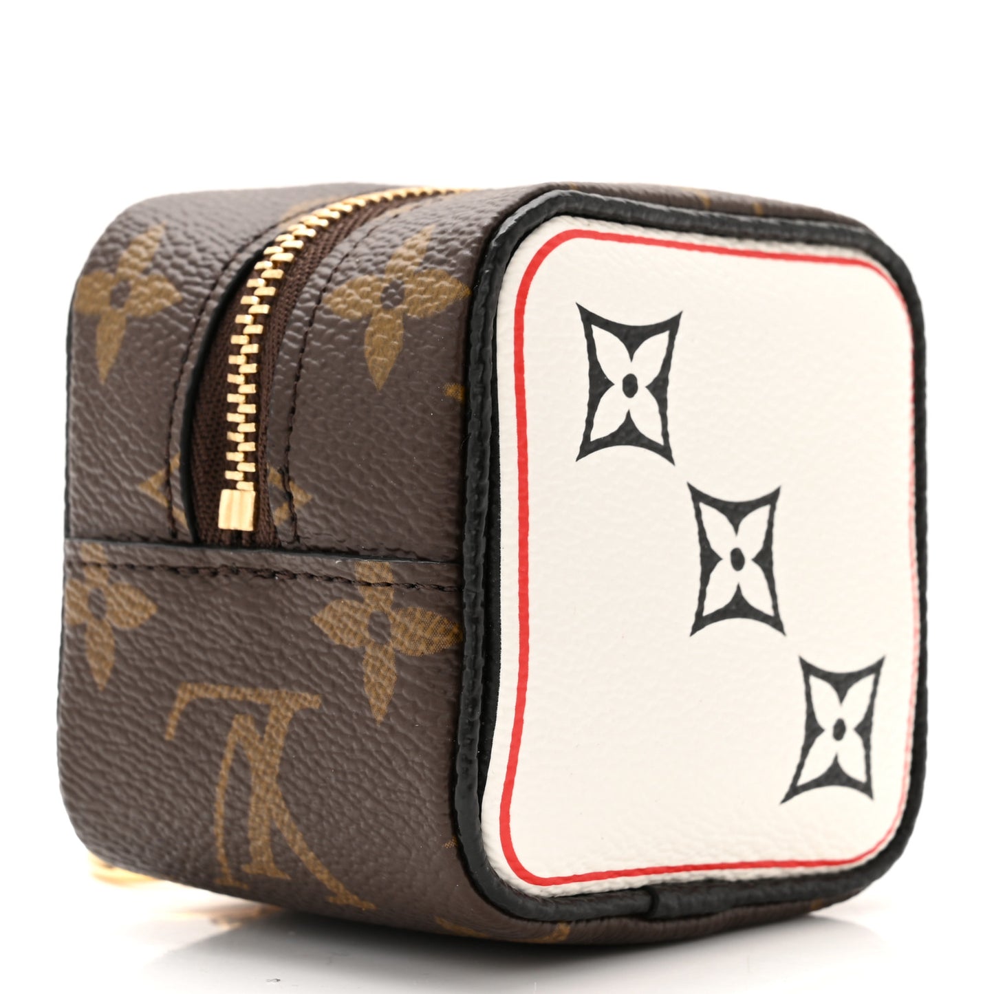 Monogram Game On Cube Coin Purse