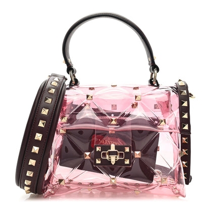 Valentino Garavani PVC Mini Candystud Top Handle Bag Rubin 1 of 11