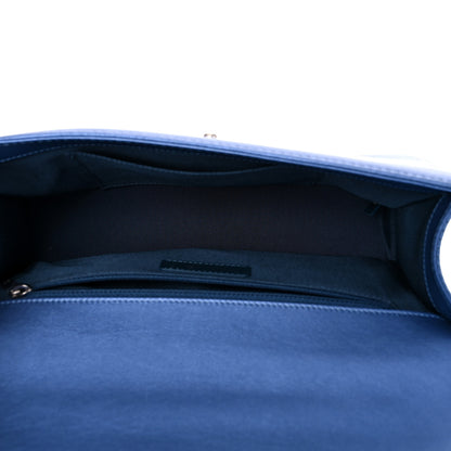 Chanel Perforated Lambskin Quilted New Medium Boy Flap Blue 5 of 19