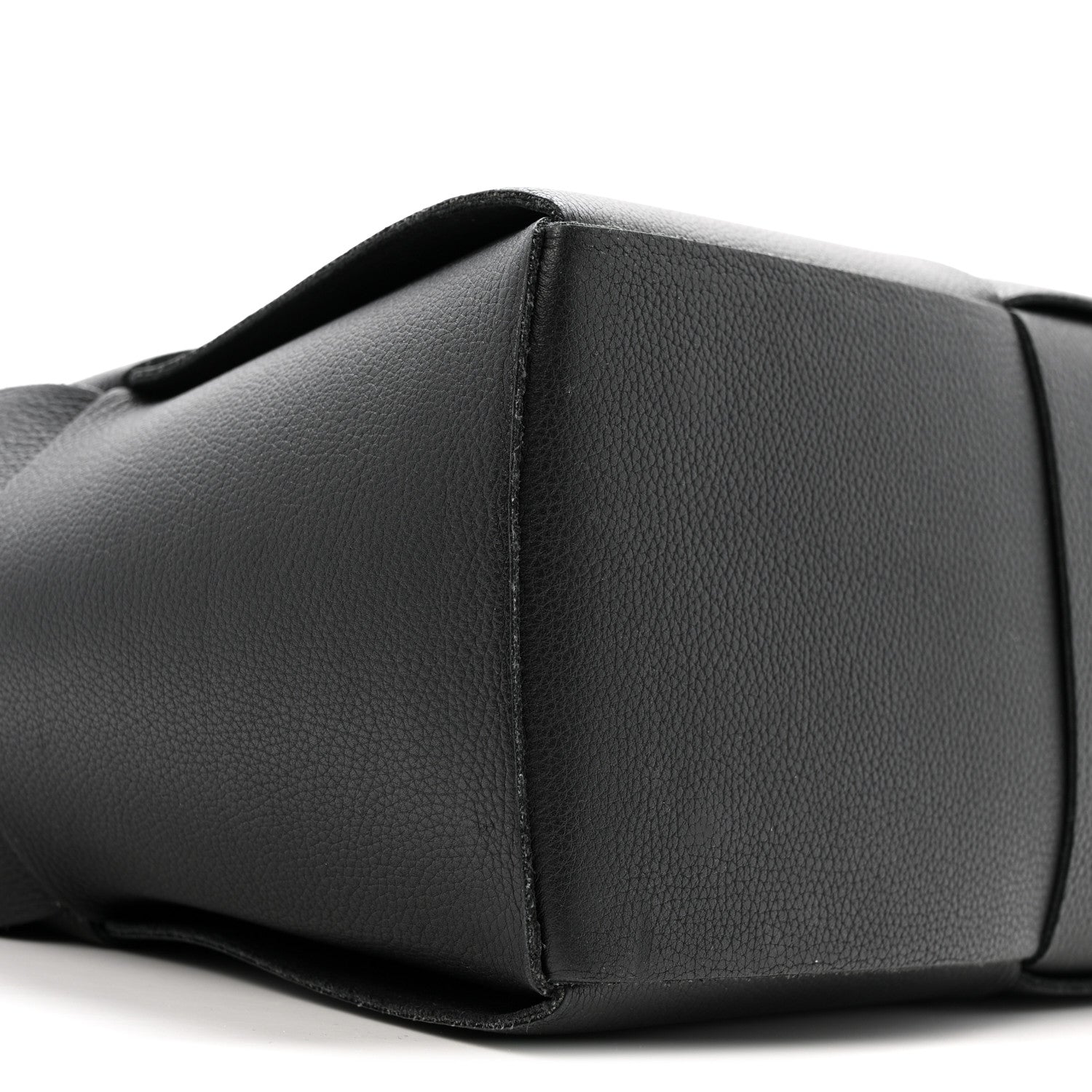 Bottega Veneta Grained Calfskin Maxi Intrecciato Medium Arco Tote Black 8 of 13