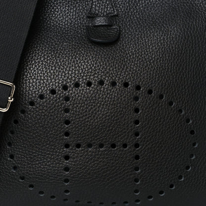 Hermes Taurillon Clemence Evelyne III PM Black 8 of 10