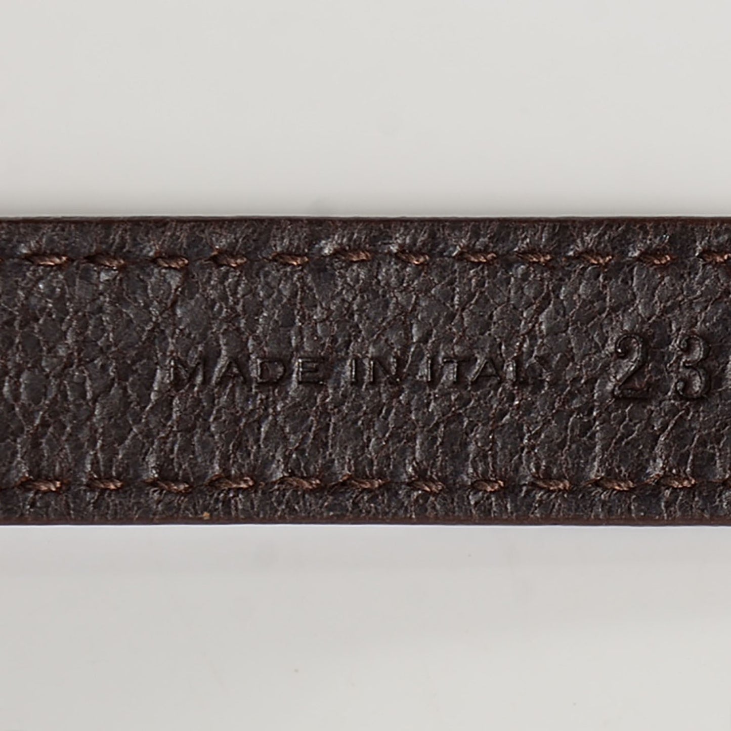 Agneau Giant Gold Triple Tour M Bracelet Cigare Fonce