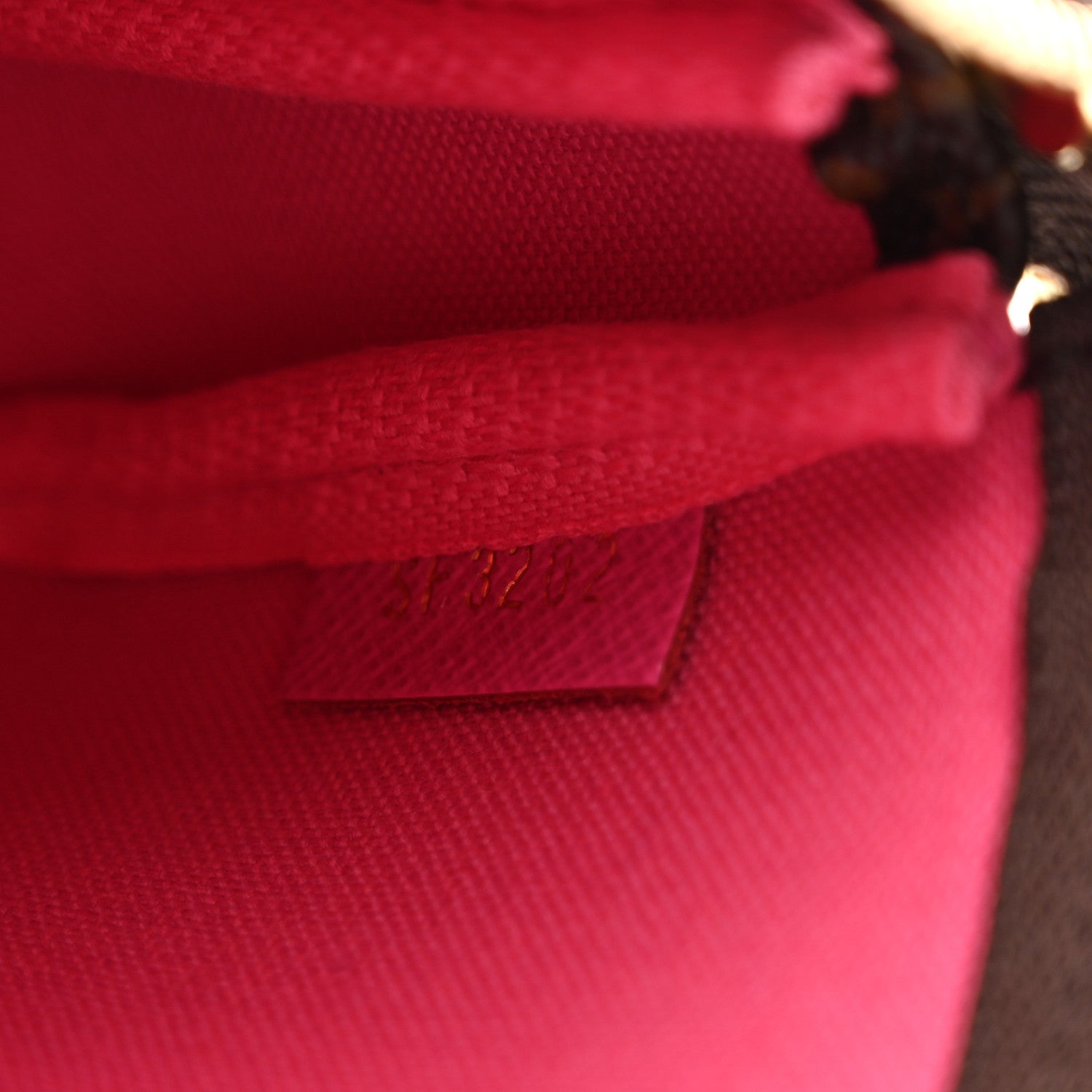 Louis Vuitton Monogram 2022 Christmas Animation Seoul Mini Pochette Accessories Fuchsia 7 of 8