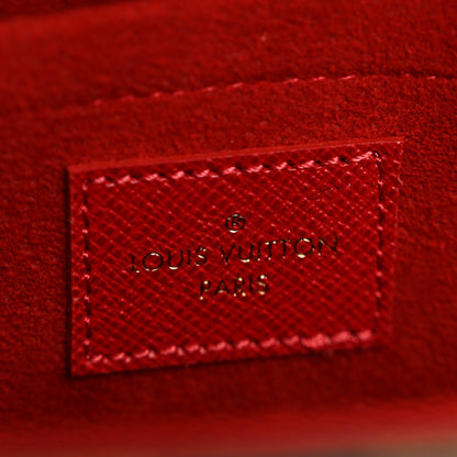 Louis Vuitton Damier Ebene Pochette Felicie Chain Wallet 6 of 11