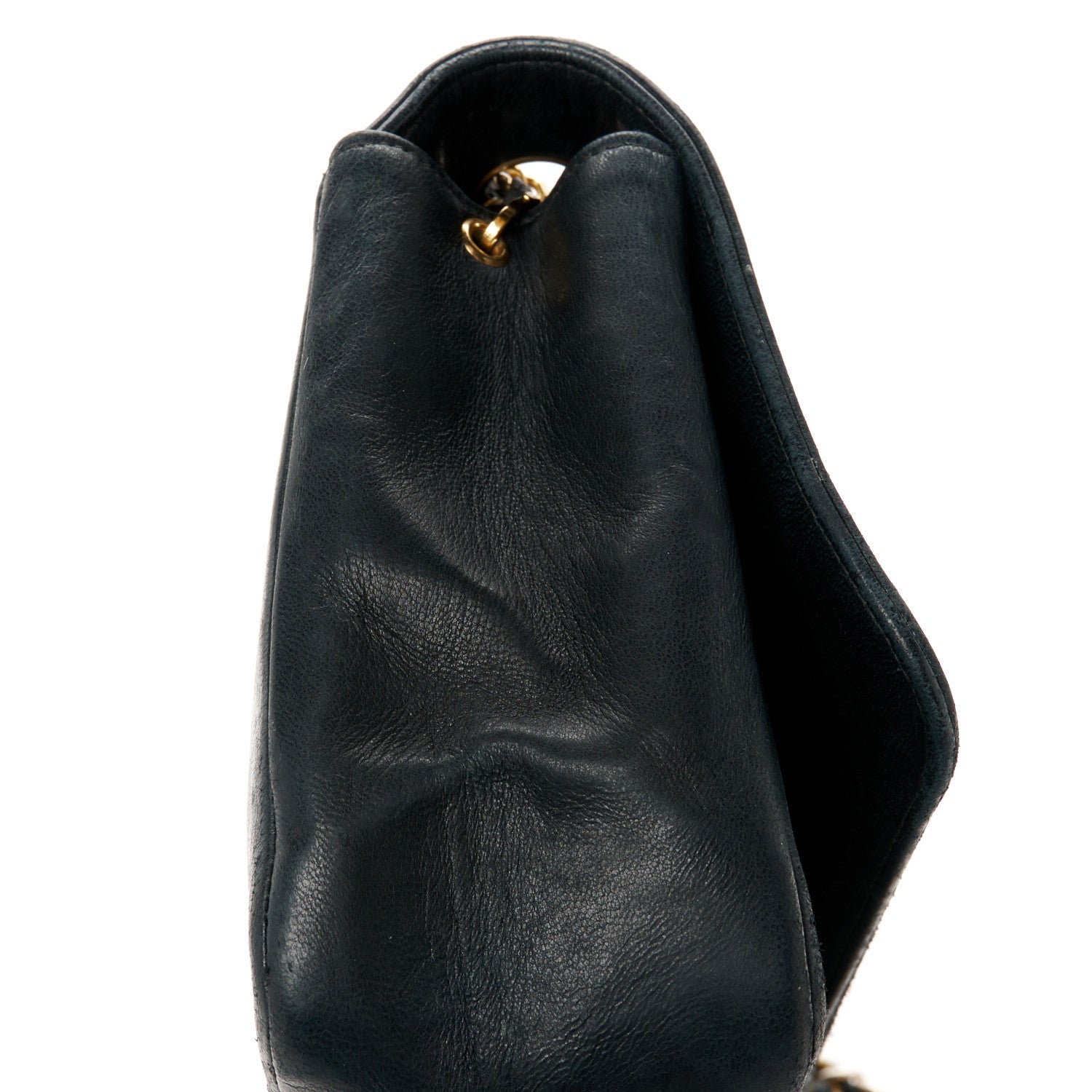 Chanel Lambskin Vertical Quilted Small Single Flap Black 14 of 15