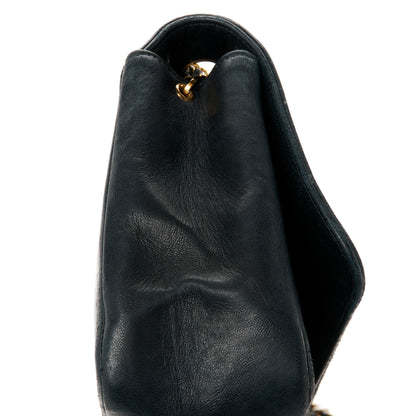 Chanel Lambskin Vertical Quilted Small Single Flap Black 14 of 15