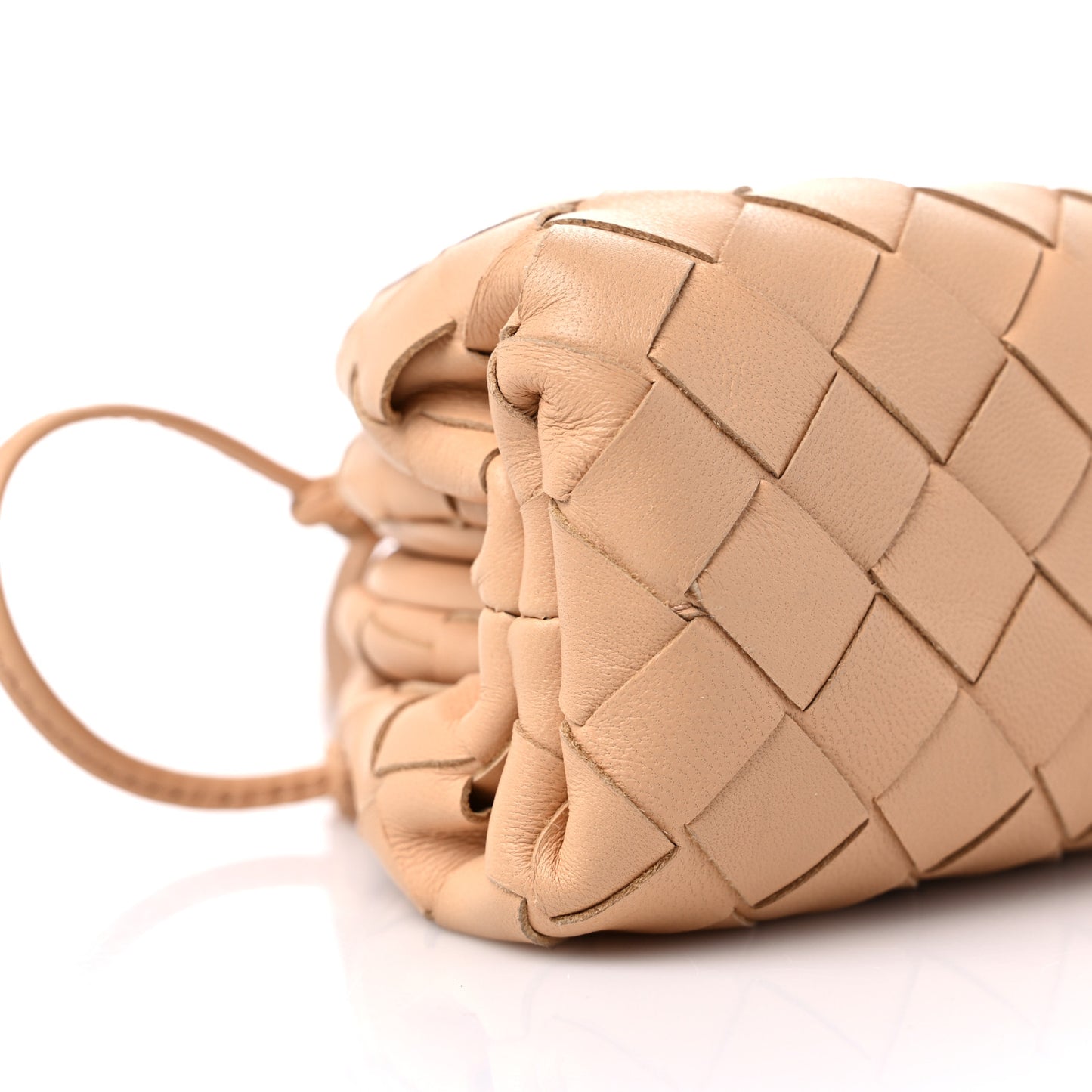 Nappa Intrecciato The Mini Pouch Almond