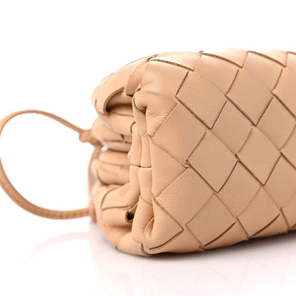 Bottega Veneta Nappa Intrecciato The Mini Pouch Almond 8 of 10