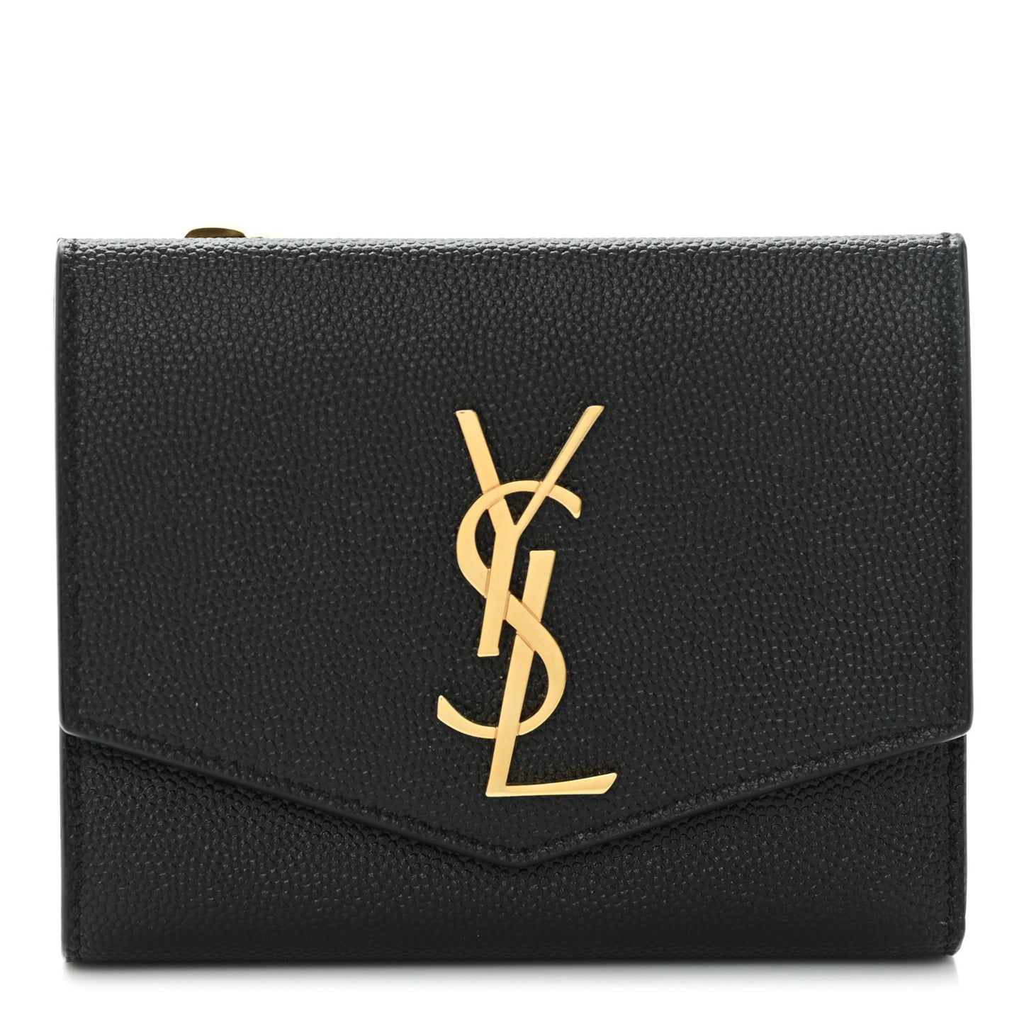 Grain De Poudre Monogram Bi-Fold Wallet Black