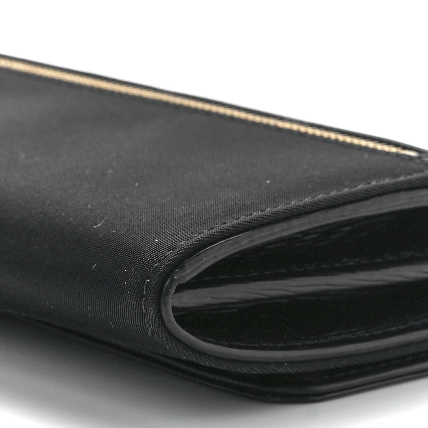 Prada Vitello Move Triangle Logo Continental Flap Travel Wallet Black 12 of 13