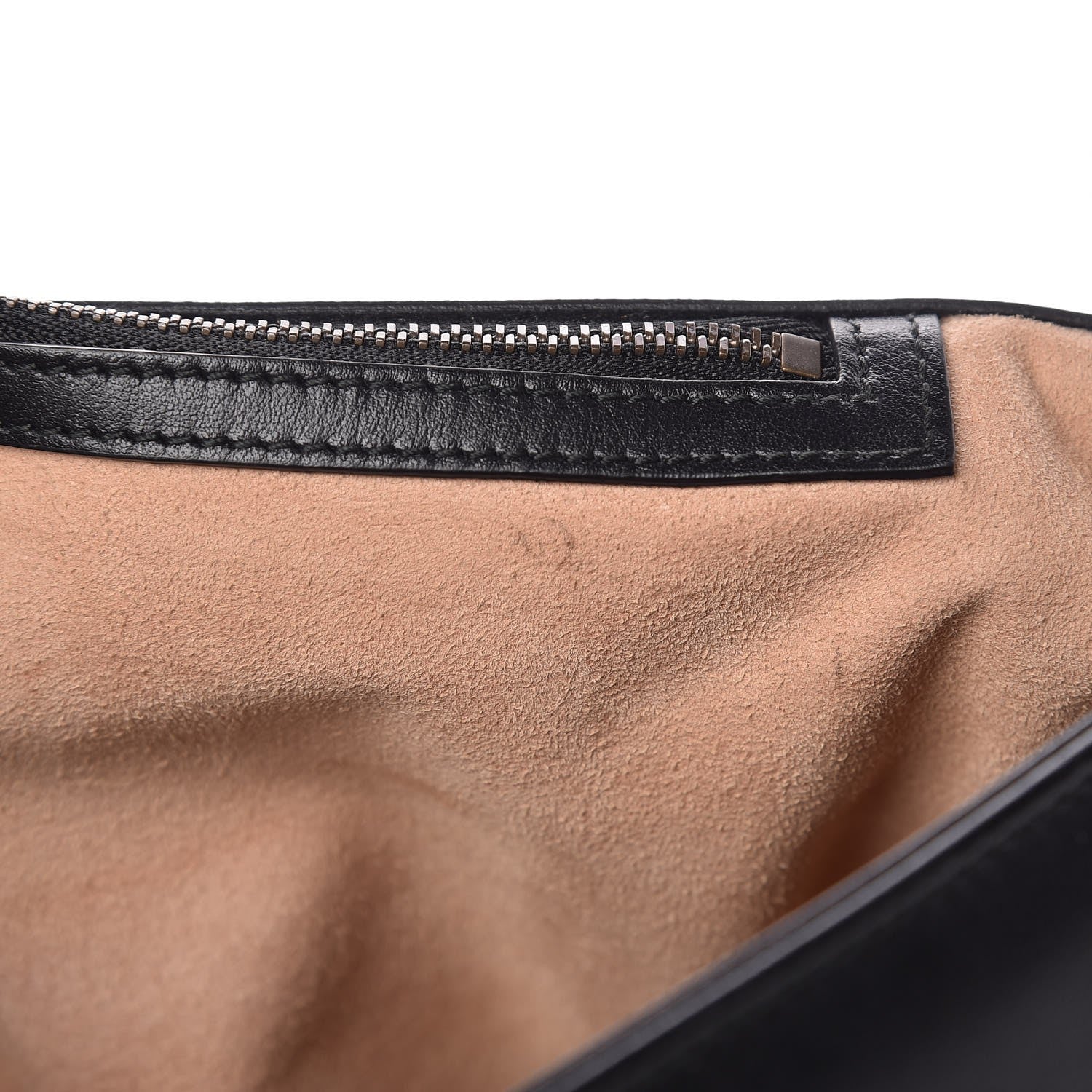 Gucci Calfskin Matelasse Large GG Marmont Shoulder Bag Black 8 of 12
