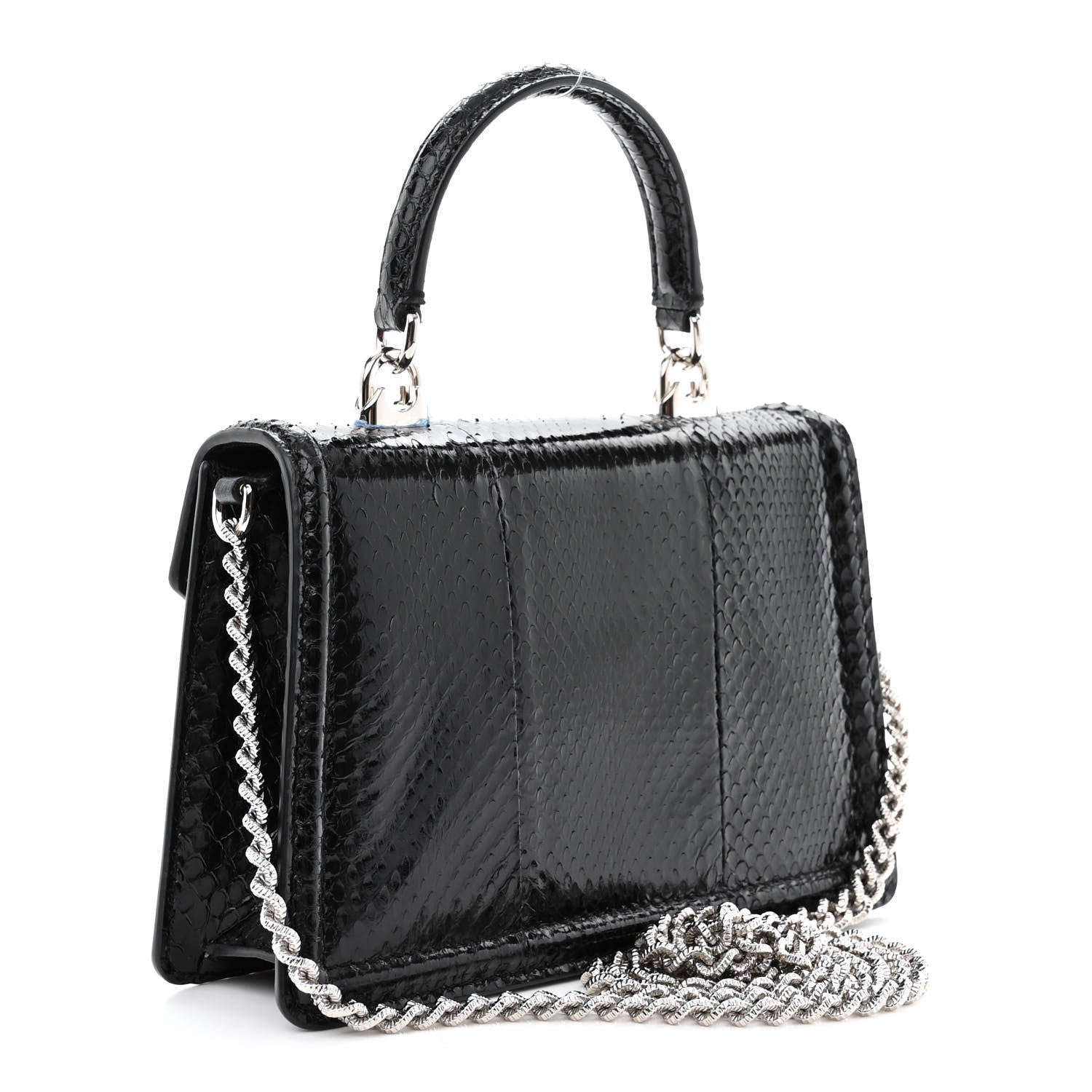 Dolce & Gabbana Ayers Small Devotion Top Handle Bag Black 3 of 9