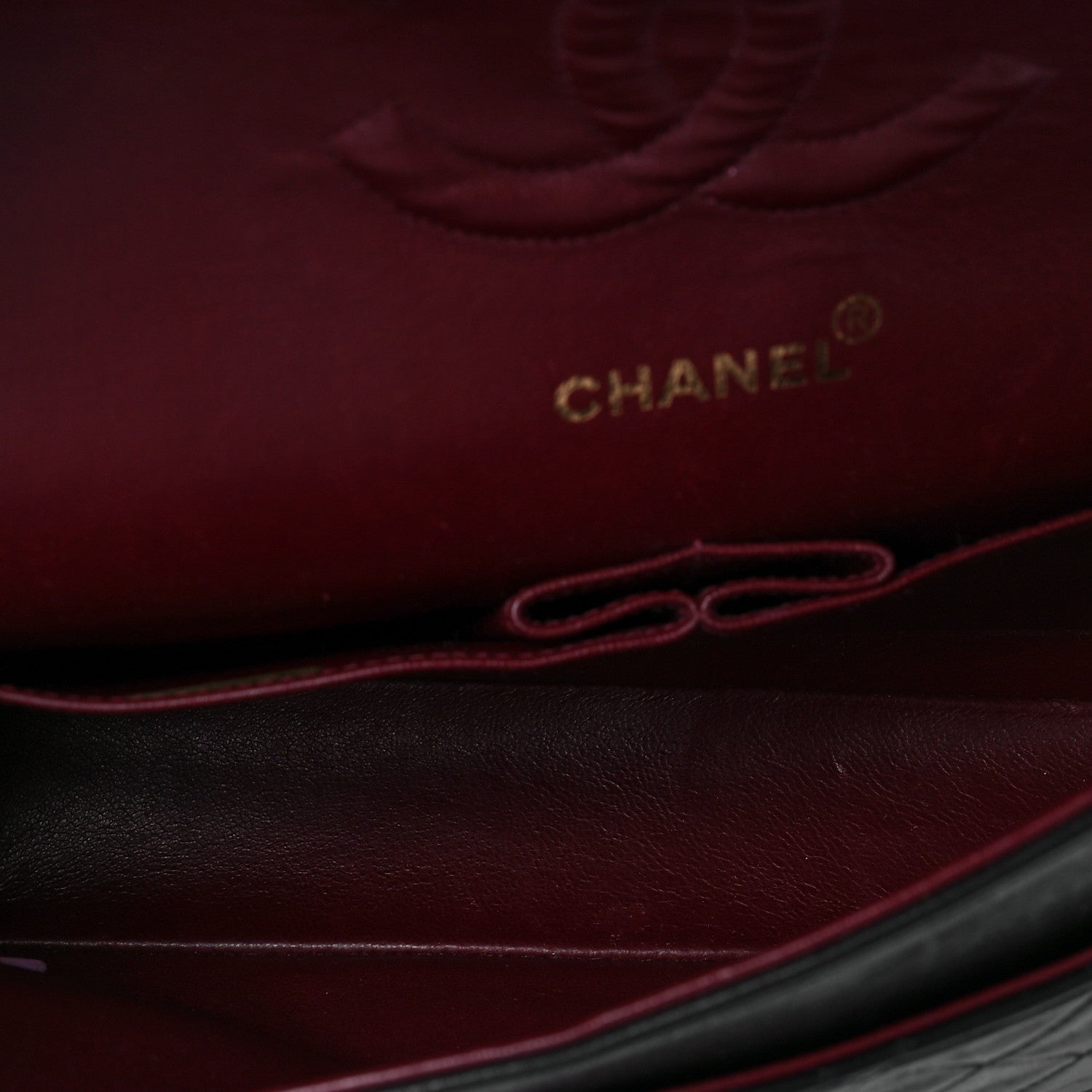 Chanel Lambskin Quilted Medium Double Flap Black 5 of 8