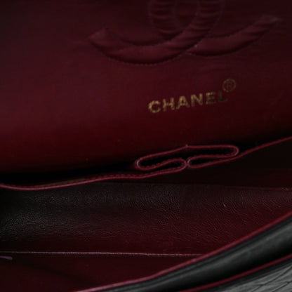Chanel Lambskin Quilted Medium Double Flap Black 5 of 8