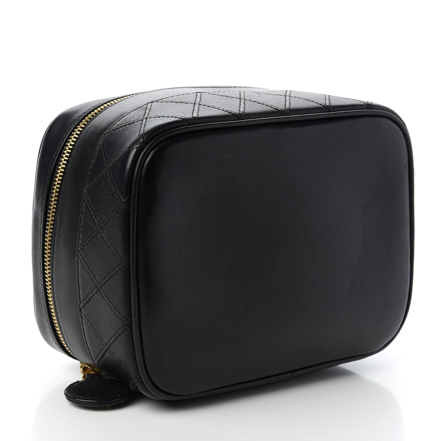 Chanel Calfskin Vanity Cosmetic Bag Black 4 of 10