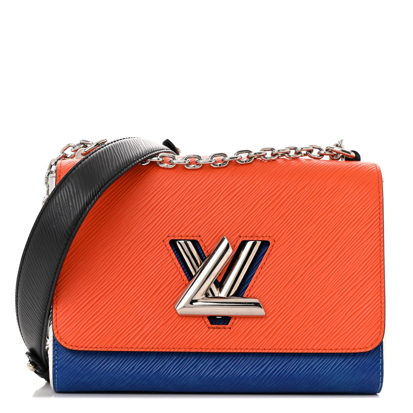 Epi Twist Shoulder Bag MM Marine Orange