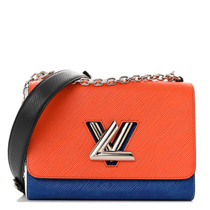 Louis Vuitton Epi Twist Shoulder Bag MM Marine Orange 1 of 15