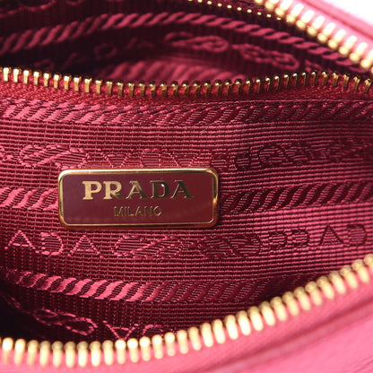 Prada Vitello Daino Pochette Bag Peonia 5 of 10