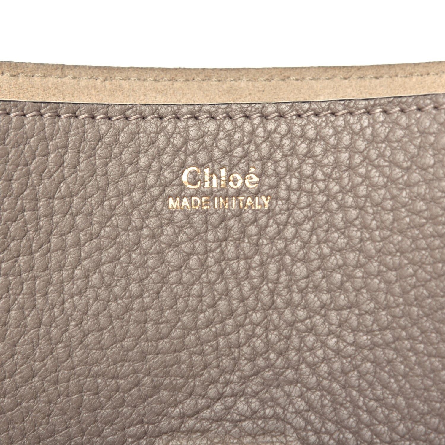 Chloe Grained Lambskin Drew Shoulder Bag Motty Grey 6 of 9