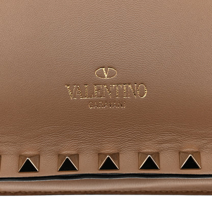 Valentino Garavani Nappa Rockstud Wristlet Clutch  Alpaca 5 of 9