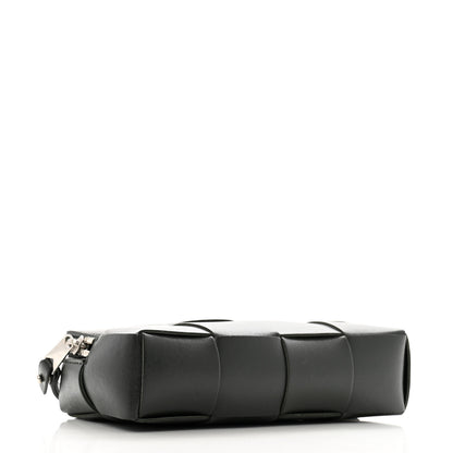 Bottega Veneta Nappa Maxi Intrecciato Cassette Wristlet Pouch Dark Moss 4 of 8