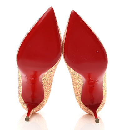 Christian Louboutin Glitter Pigalle Follies Dragonfly 85 Pumps 36.5 Pompadour 5 of 7