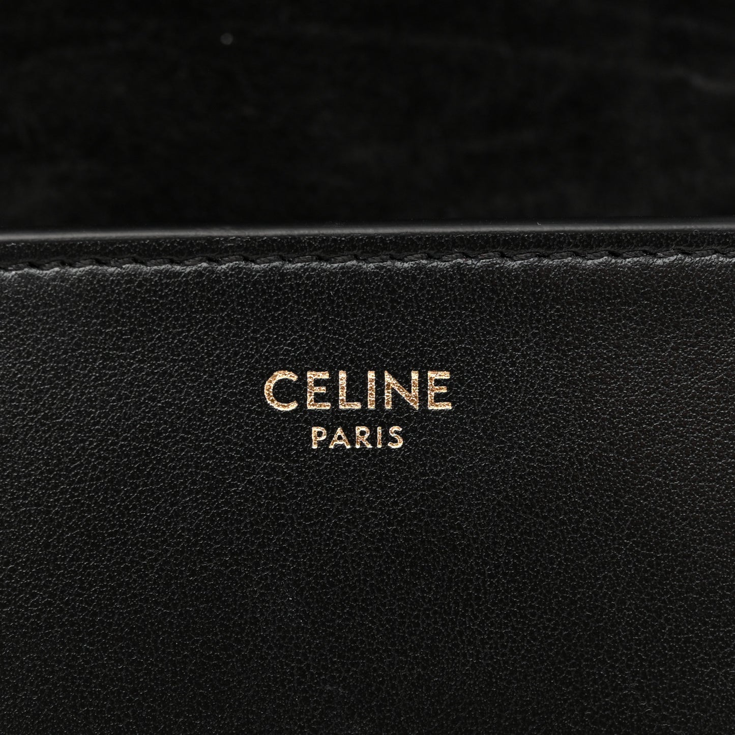 Smooth Calfskin Cuir Triomphe Folco Crossbody Bag Black