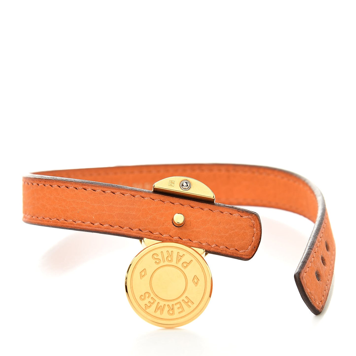 Chamonix Looping Interchangeable Single Tour Bracelet M Orange Black
