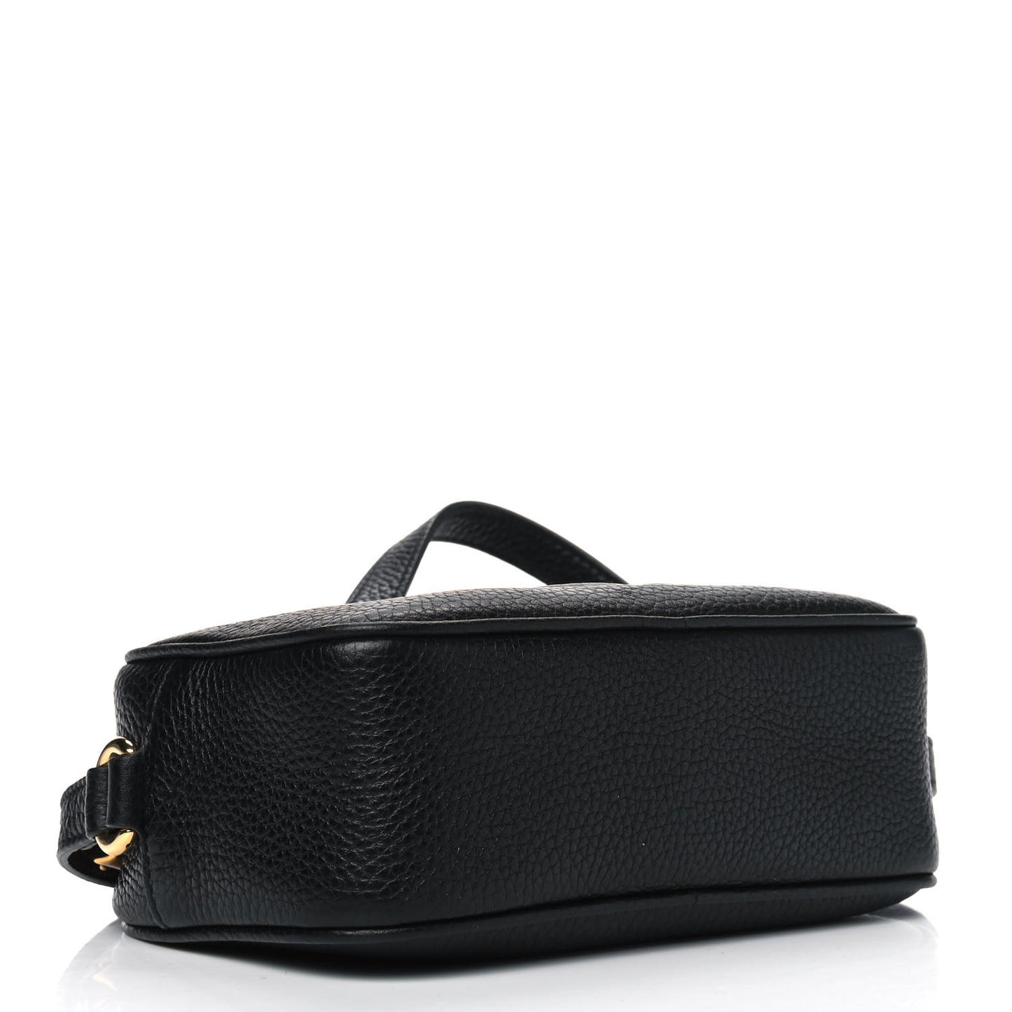 Pebbled Calfskin Mini Soho Disco Bag Black