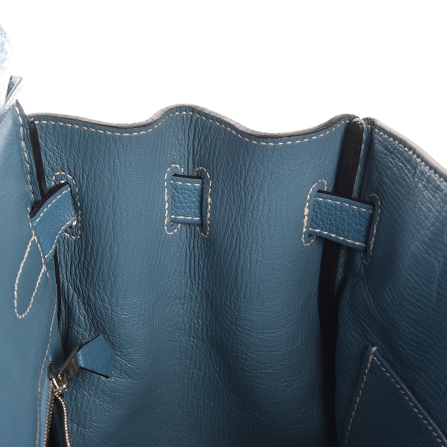 Hermes Togo Birkin 30 Blue Jean 17 of 35