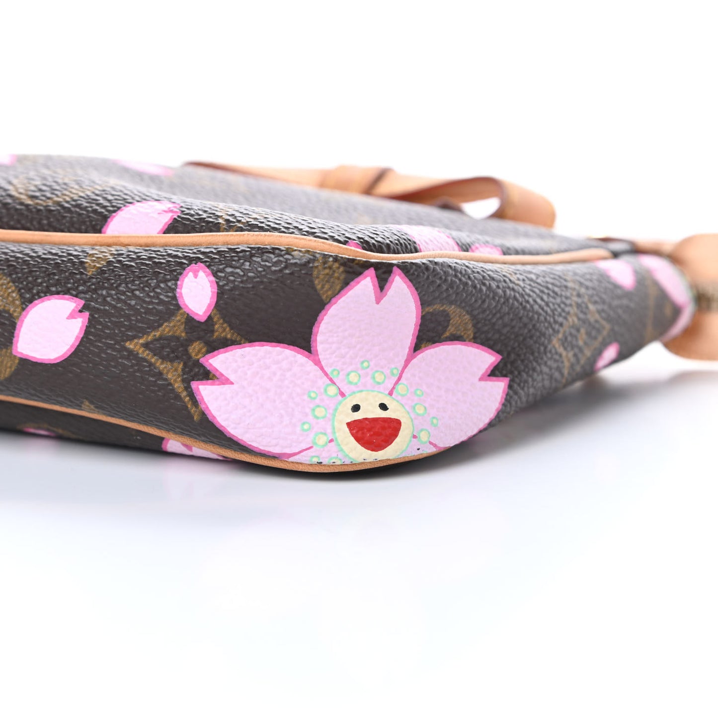 Monogram Cherry Blossom Pochette Accessories Brown