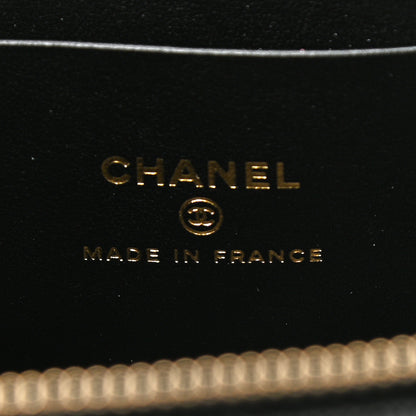Chanel Caviar Quilted Enamel Coco Casino Small Vanity Case With Chain Black 6 of 12