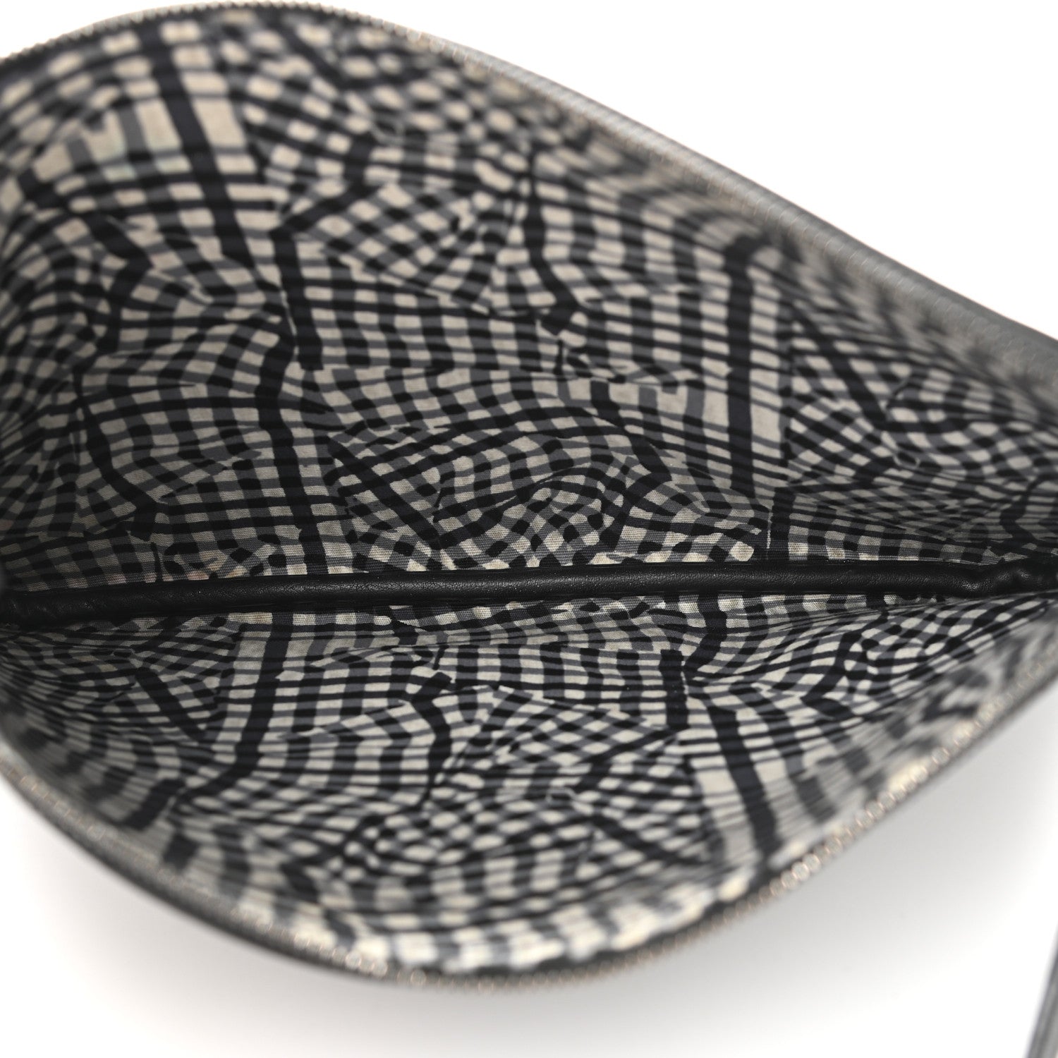 MCM Visetos Liz Shopper Tote Pouch Black 5 of 9