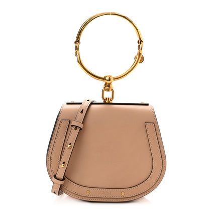 Chloe Calfskin Suede Small Nile Bracelet Bag Biscotti Beige 1 of 9