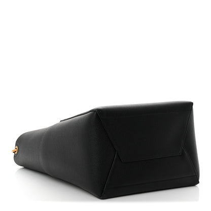 Celine Soft Grained Calfskin Sangle Bucket Bag Black 4 of 10