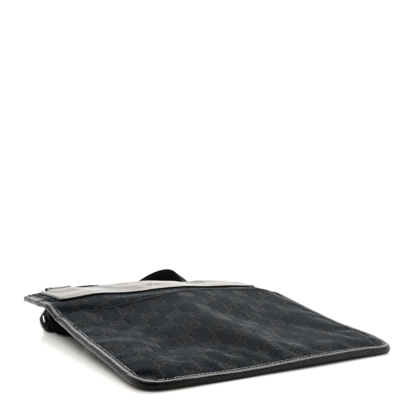 GG Monogram Messenger Crossbody Bag Black