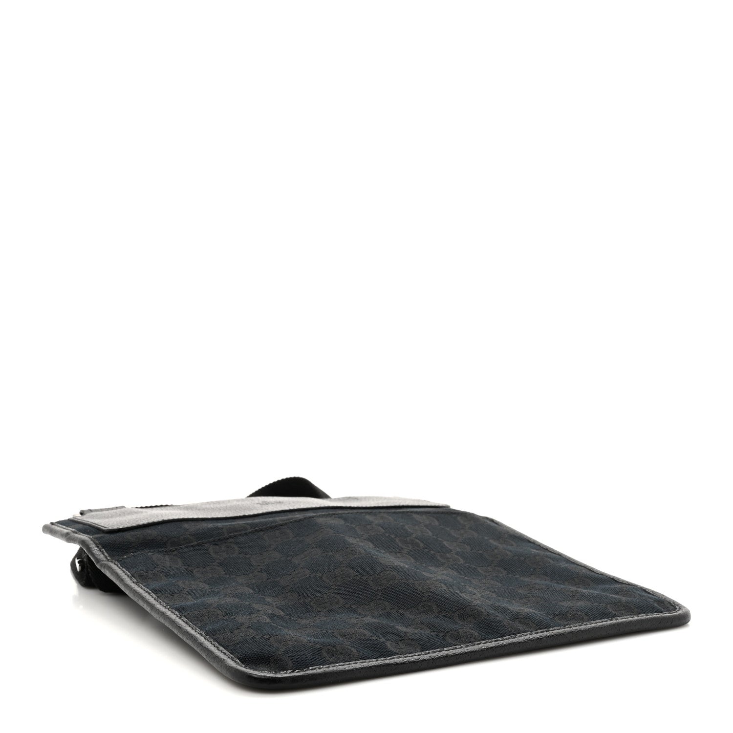 Gucci GG Monogram Messenger Crossbody Bag Black 4 of 10